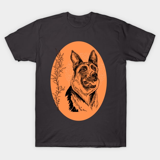 German Shepherd T-Shirt by ApolloOfTheStars